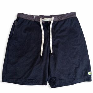 VUORI Men's Evolution Yoga Board Shorts Black Microdot Size 32  7” Inseam